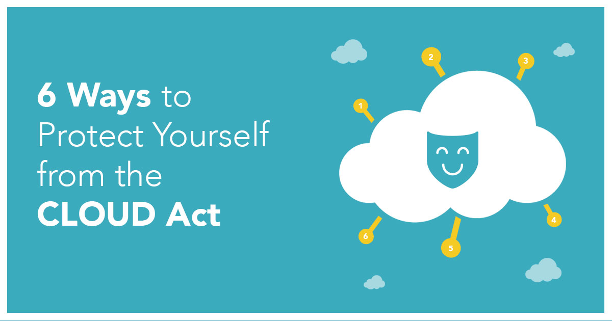 6 วิธีในการป้องกันตัวเองจาก CLOUD Act